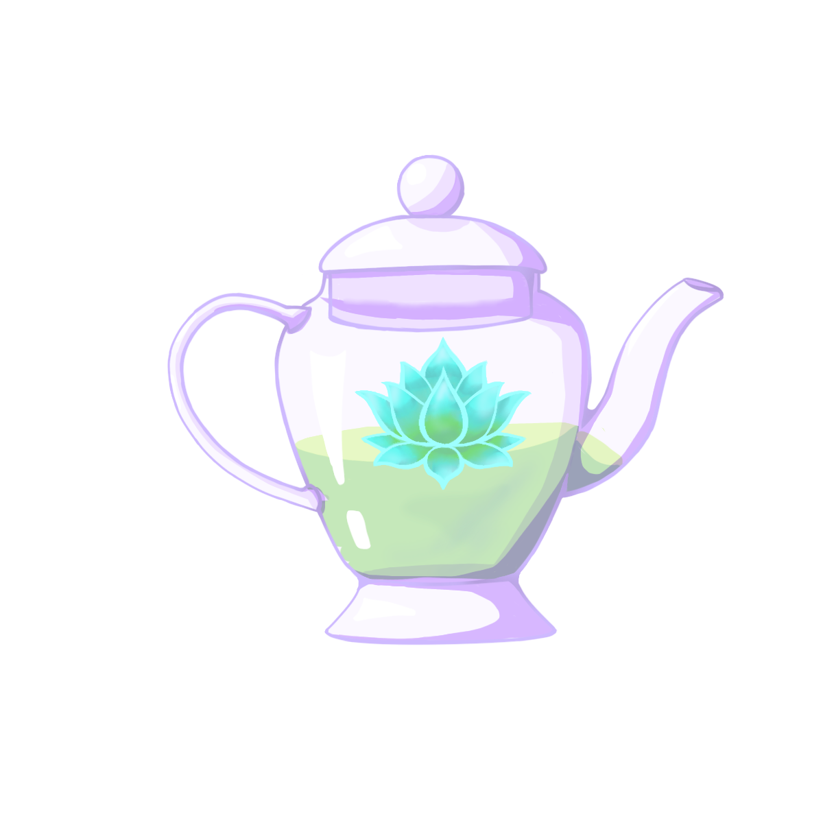 Flower in teapot