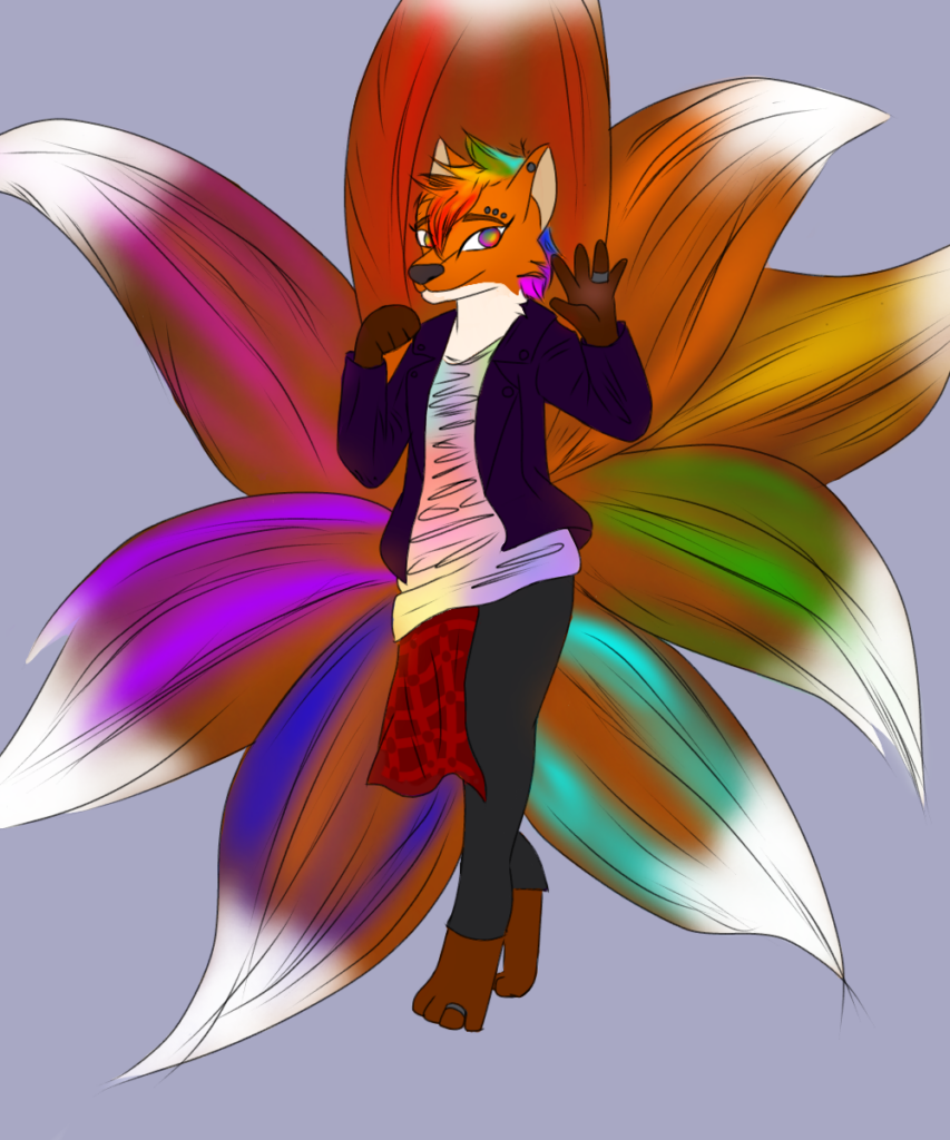 Randow 9 tail Foxsona